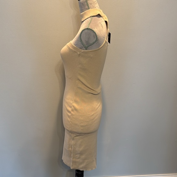 Hera Collection strapless mock collar nylon dress NWT L - Picture 3 of 8